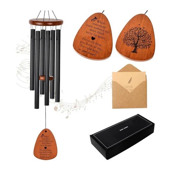 Memorial Wind Chime Sympathy Gift Loss of Loved One Remembrance Bereavement - Picture 2 of 5